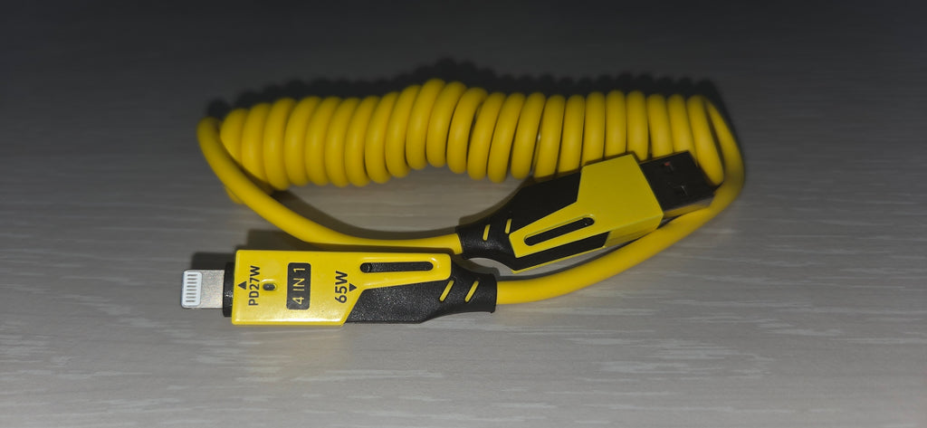 Cavo USB Flessibile Combo Type-A/C > Type-C/Lighting Grado A++