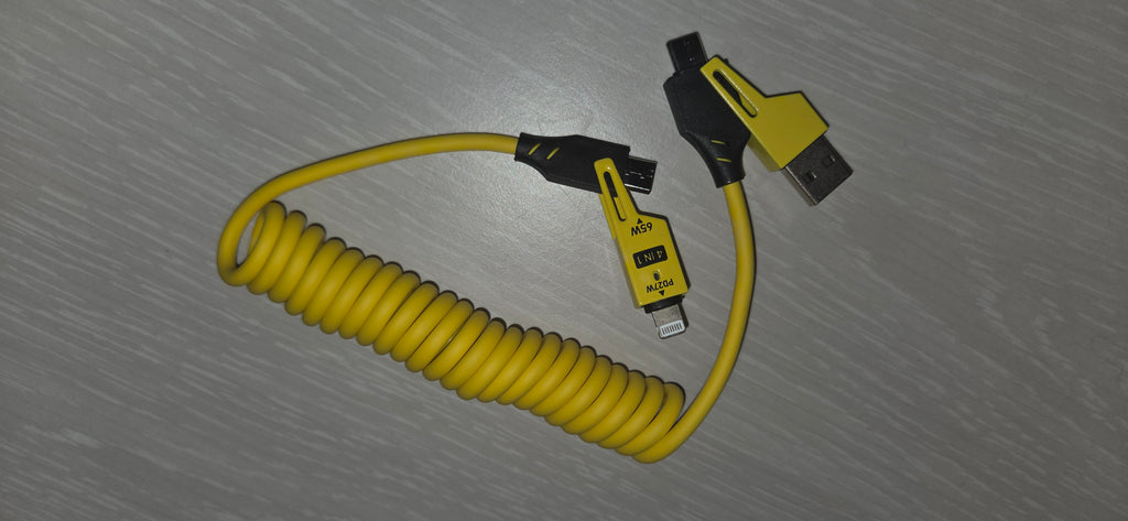 Cavo USB Flessibile Combo Type-A/C > Type-C/Lighting Grado A++