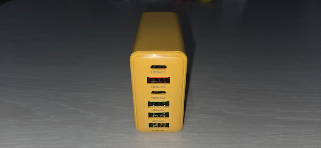 Caricabatterie 65W 6 Porte USB Type-A/C Spina EU