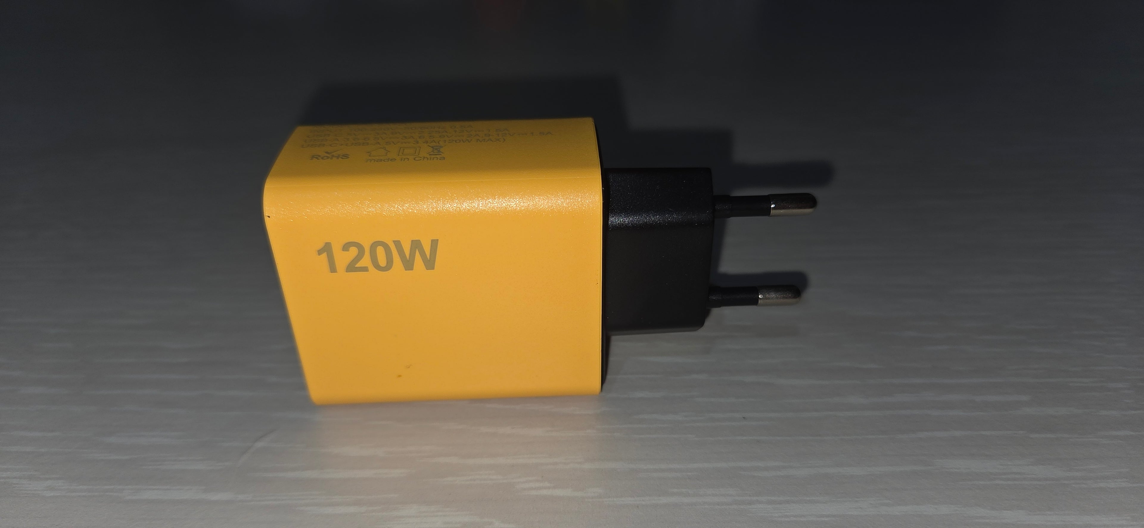 Caricabatterie 120W 4 Porte USB Type-A/C Spina EU