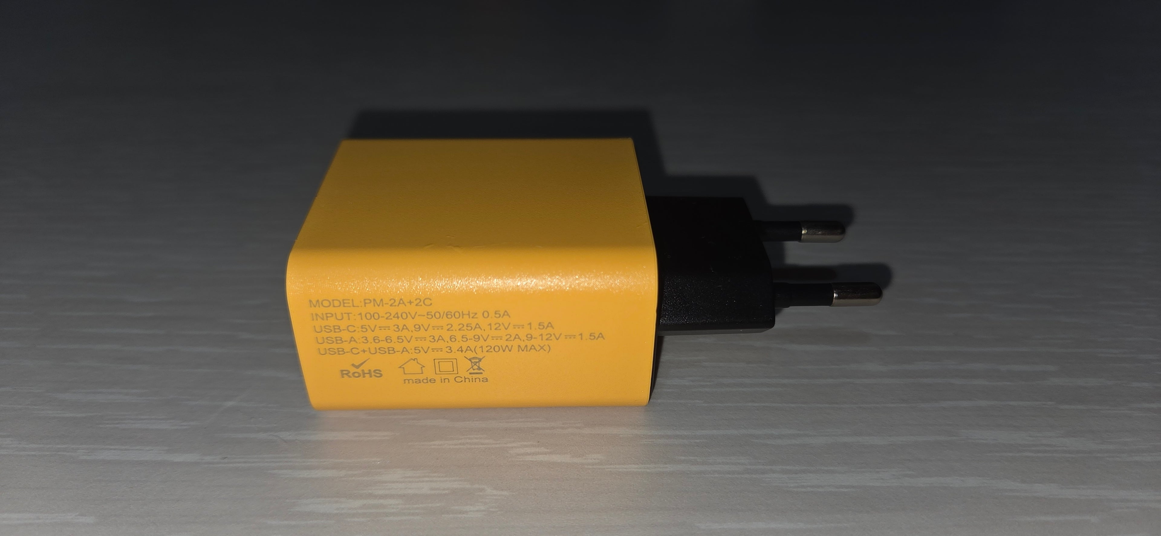 Caricabatterie 120W 4 Porte USB Type-A/C Spina EU