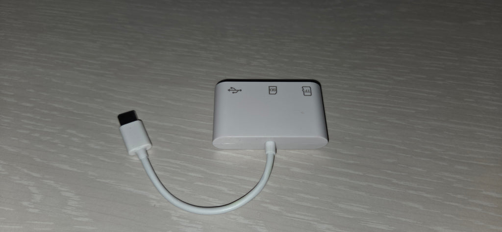 Adattatore Lettore di Card USB Type-C 3 in 1 SD TF MicroSD + USB Type-A