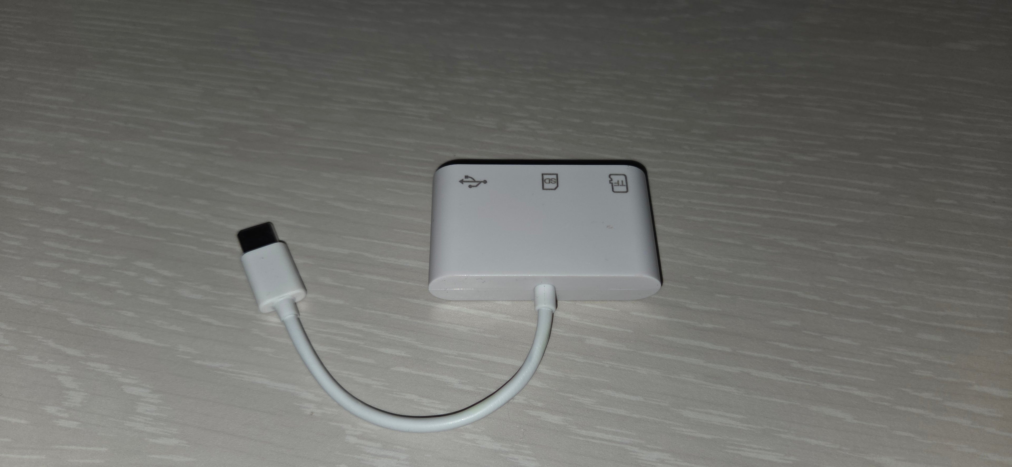 Adattatore Lettore di Card USB Type-C 3 in 1 SD TF MicroSD + USB Type-A