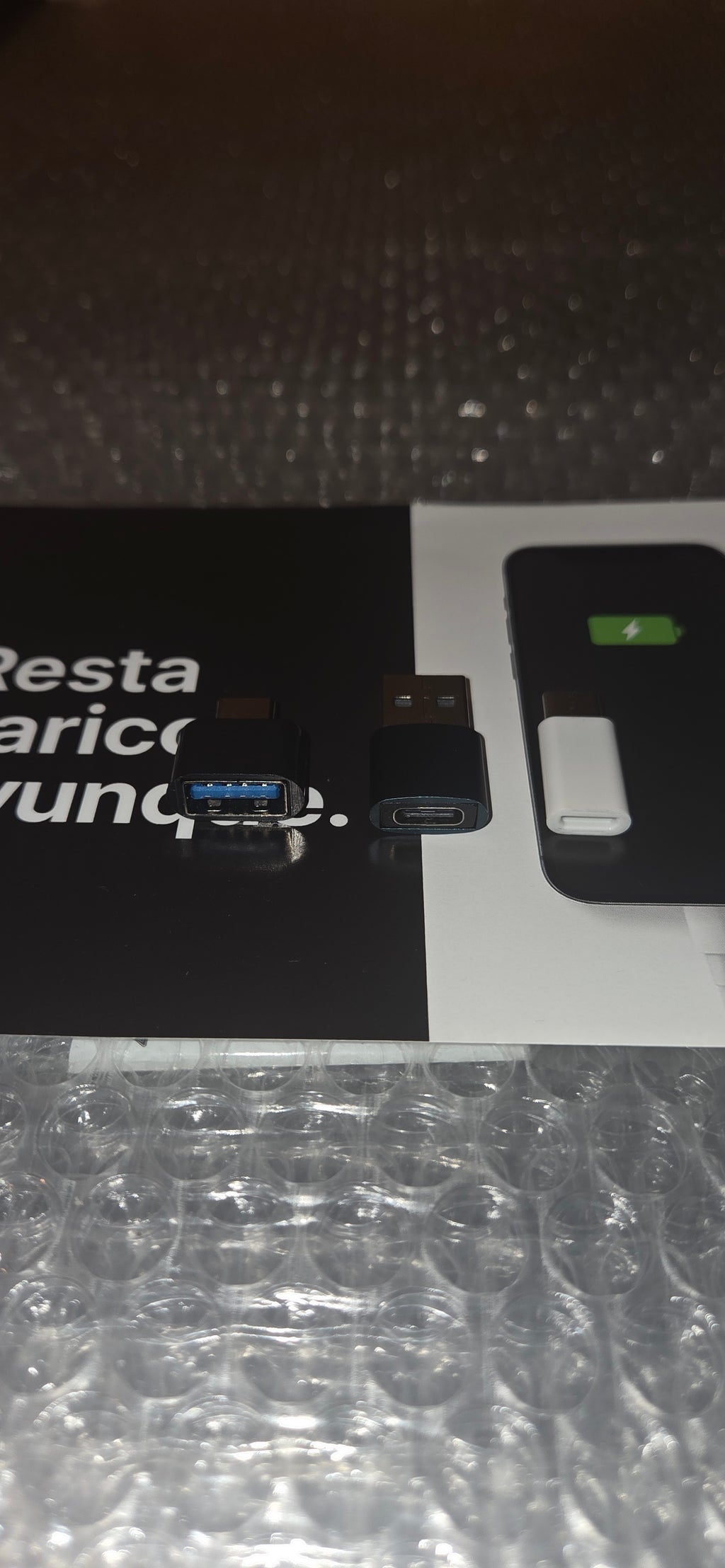 Set di 3x adattatori assortiti USB-A/C/microUSB