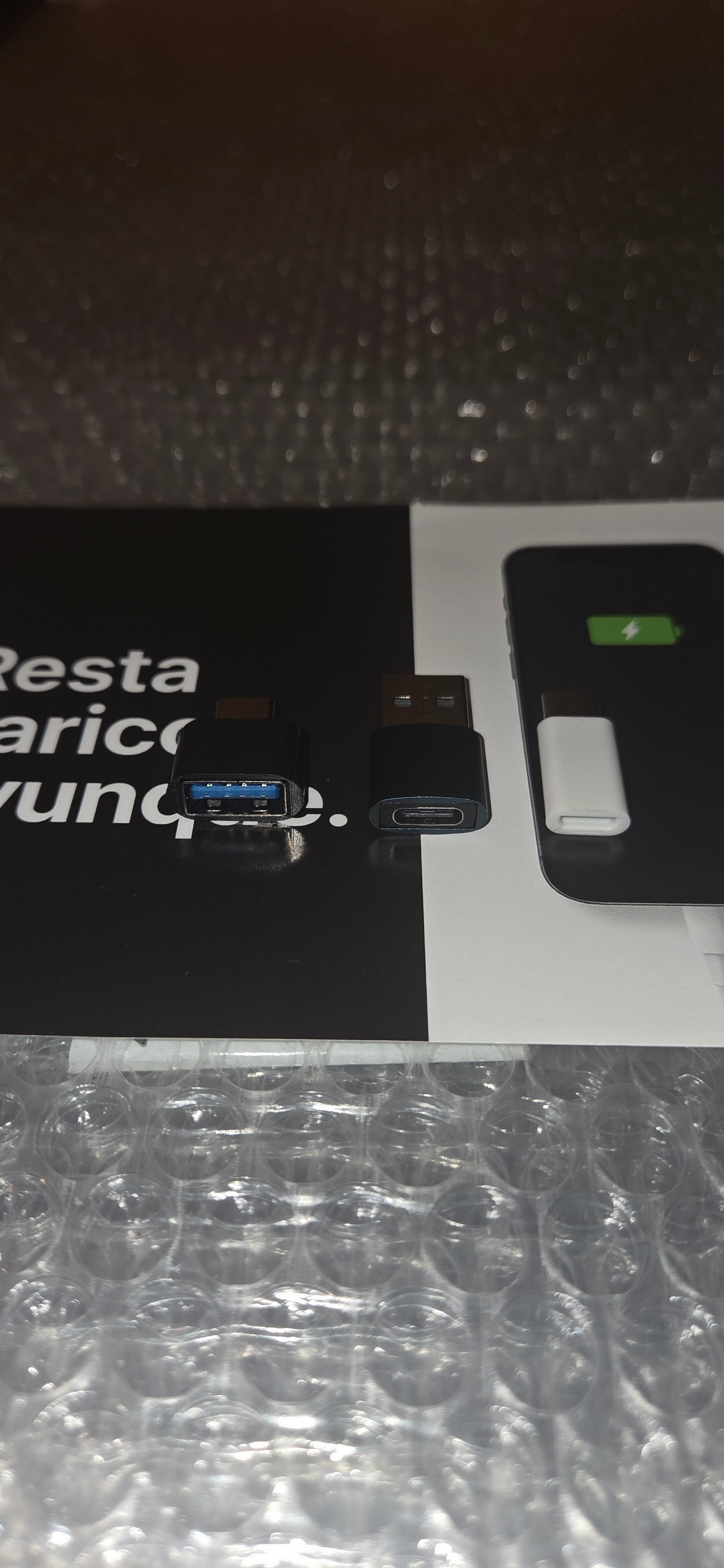 Set di 3x adattatori assortiti USB-A/C/microUSB